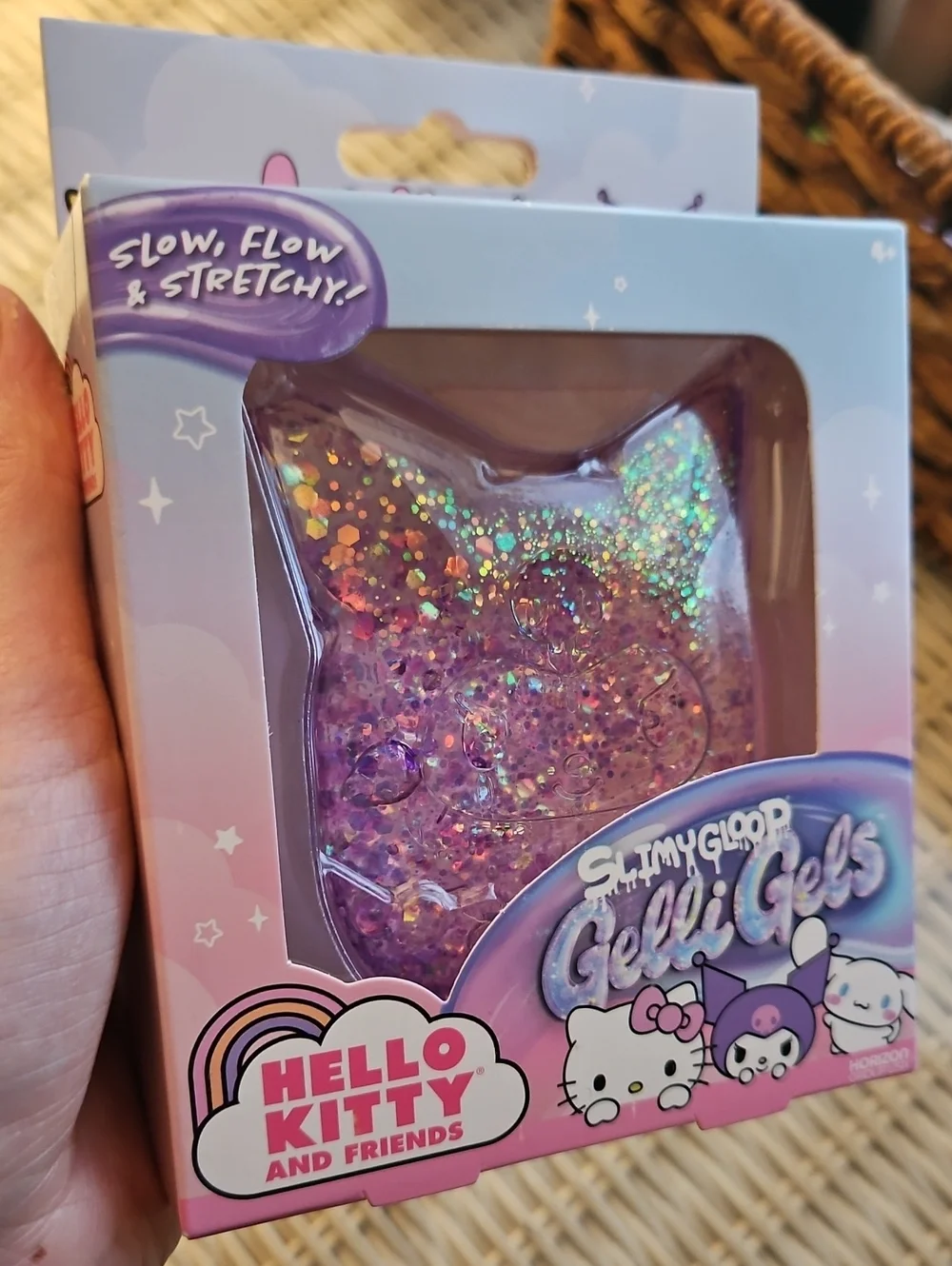 BRAND NEW Sanrio Hello Kitty & Friends Gelli Gel Purple Kuromi Sugar Squishy